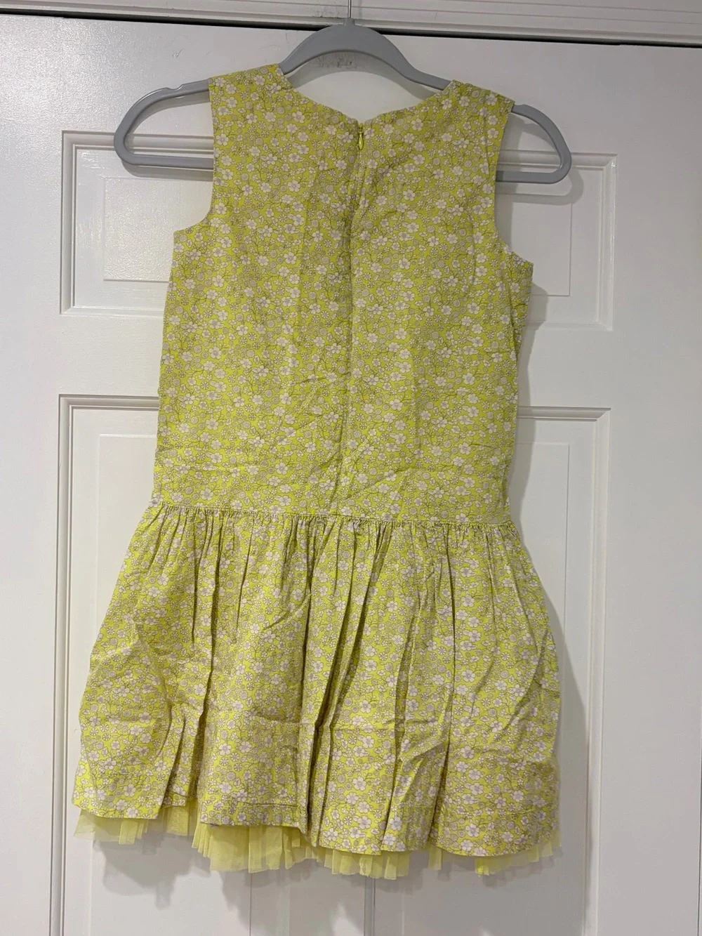 GAP Yellow Floral Sleeveless Dress